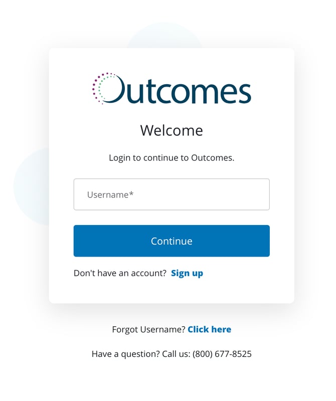 OutcomesLoginNewNumber